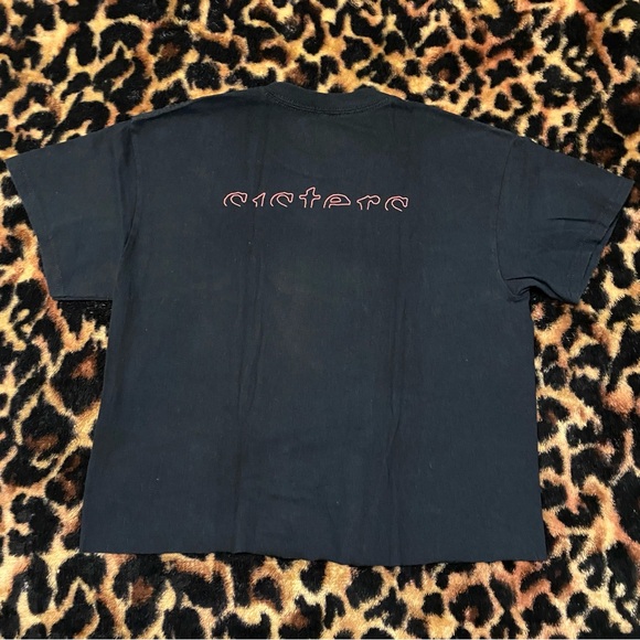Official Sisters of Mercy Lyrics Shirt Crop Top - Picture 4 of 4